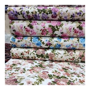 خرید اینترنتی قیمت رو بالشی مدل گلدار کد BC01 سایز 6747 سانتی متر بسته 2 عددی