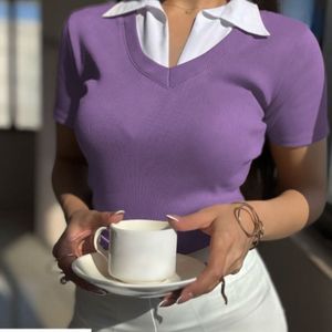خرید انلاین تیشرت یقه سفید