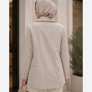 مانتو کتی لینن مدل الی مشکی