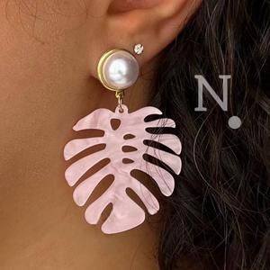 گوشواره زنانه مدل هاوایی تابستونی رنگی