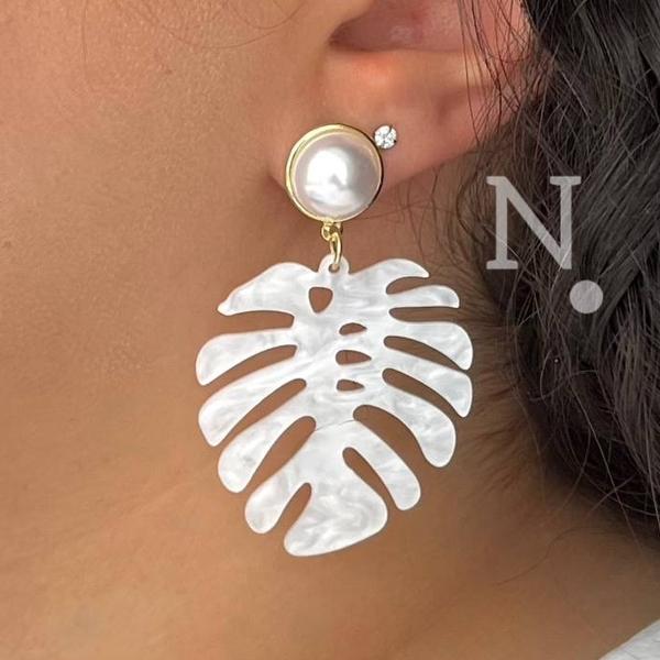 گوشواره زنانه مدل هاوایی تابستونی رنگی