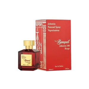 خرید اینترنتی قیمت ادکلن BANQUET JOHNWIN 540 ROUGE ادکلن باکارات رژ قرمز جانوین