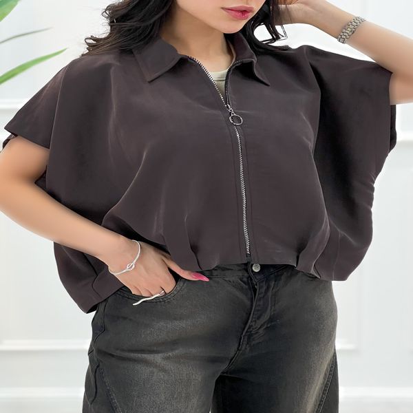 وست جلو زیپ دار مودال زنانه