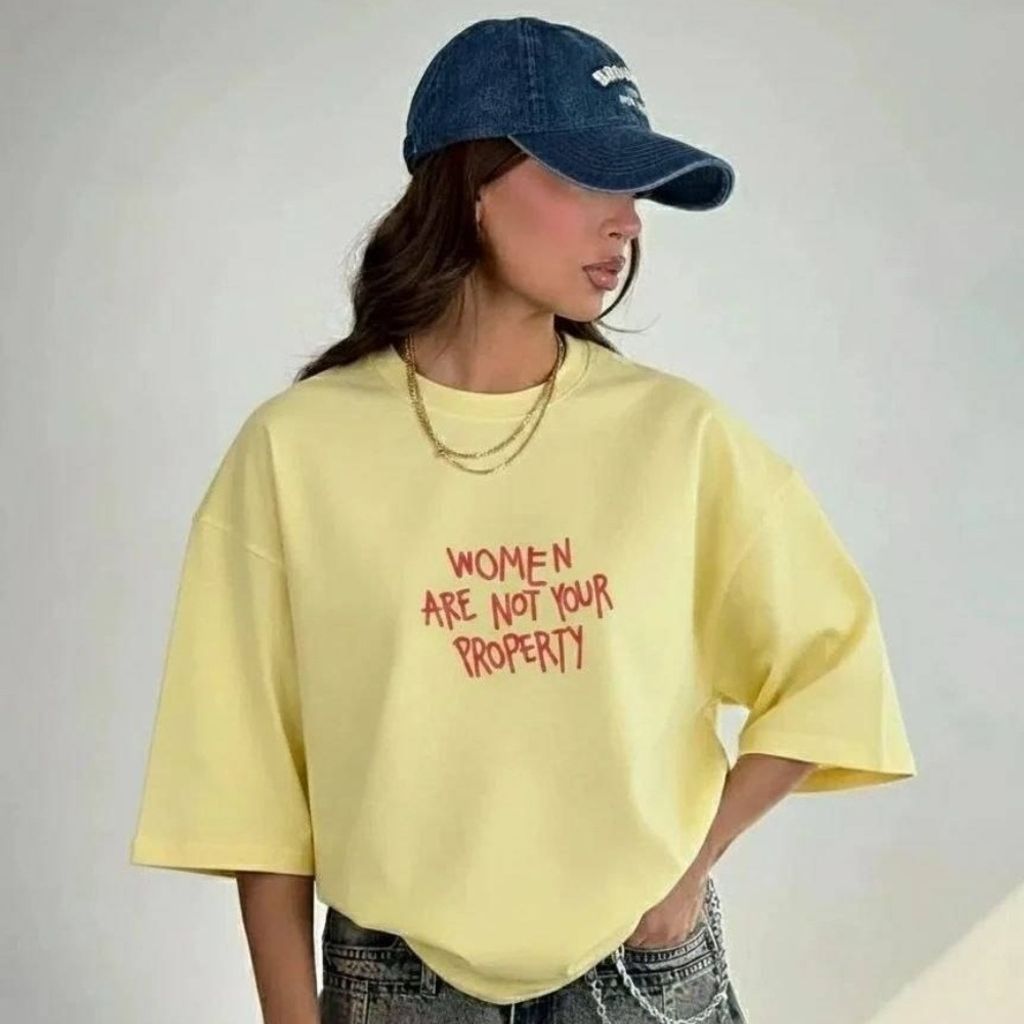 قیمت ارزان تی شرت باکسی Women