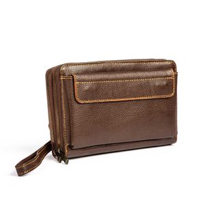 کیف دستی چرم طبیعی مدل (قهوه ای - فلوتر )