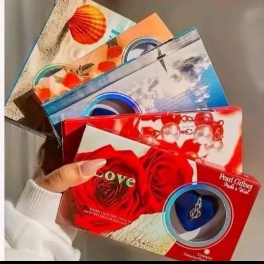 خرید اینترنتی گردنبند مروارید عشق با کنسرو صدف و مروارید پرورشی اصل