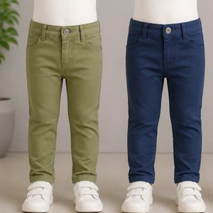 شلوار کتان پسرانه سایز 90، 95 و 100راحتی و استایل مدرن