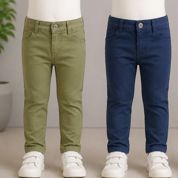 شلوار کتان پسرانه سایز 90، 95 و 100راحتی و استایل مدرن