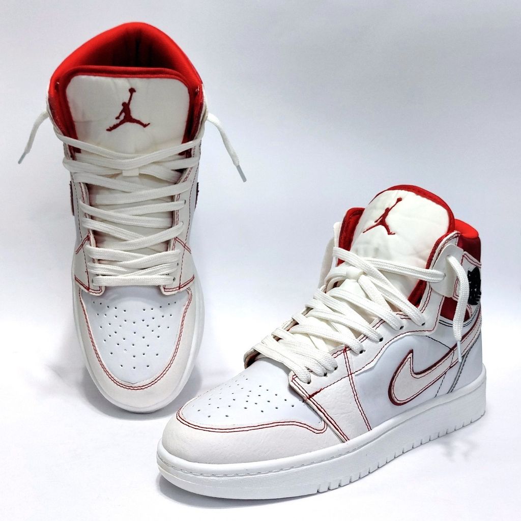 خرید اینترنتی کتانی ترند و پرطرفدار نایک جردن وان رد فانتوم ساقدار Jordan Red Phantom