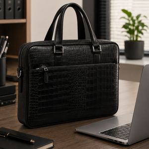 فروش اینترنتی کیف اداری چرم طبیعی مدل Li21
