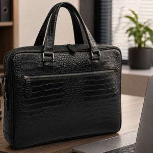 کیف اداری چرم طبیعی مدل Li21
