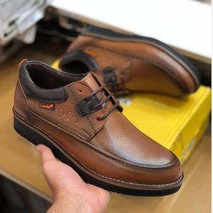 خرید اینترنتی قیمت کفش مردانه چرم بندی طرح کلارک 30