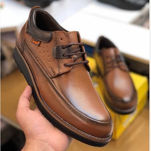 خرید اینترنتی قیمت کفش مردانه چرم بندی طرح کلارک 30
