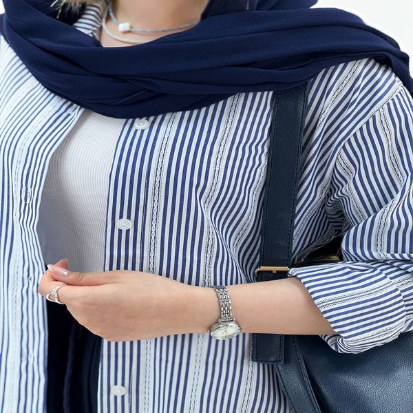 مانتو شومیزی راه راه زنانه ریحانا - تاتاتا