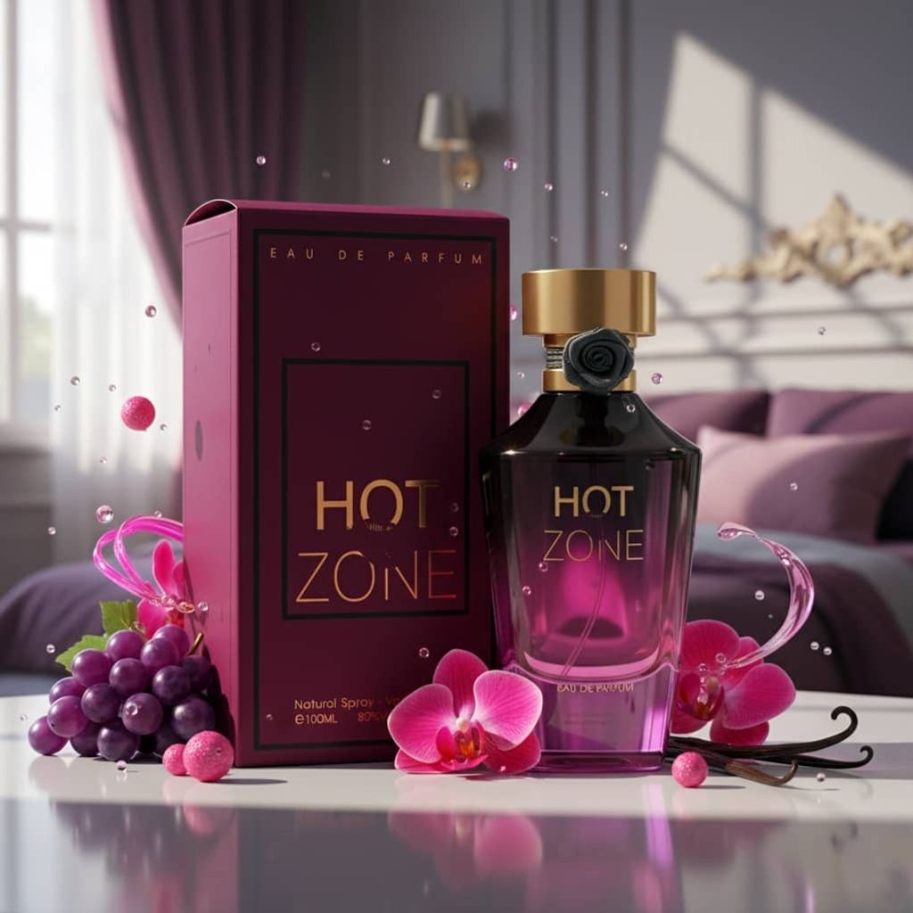 فروش اینترنتی عطر ادکلن زنانه هات زون فراگرنس ورد بسیار کمیاب و پرفروش