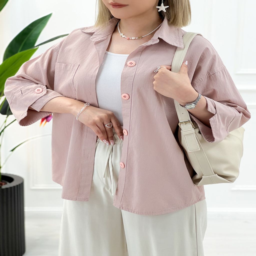 خرید اینترنتی قیمت شومیز زنانه تابستانه پاگن دار - کالباسی