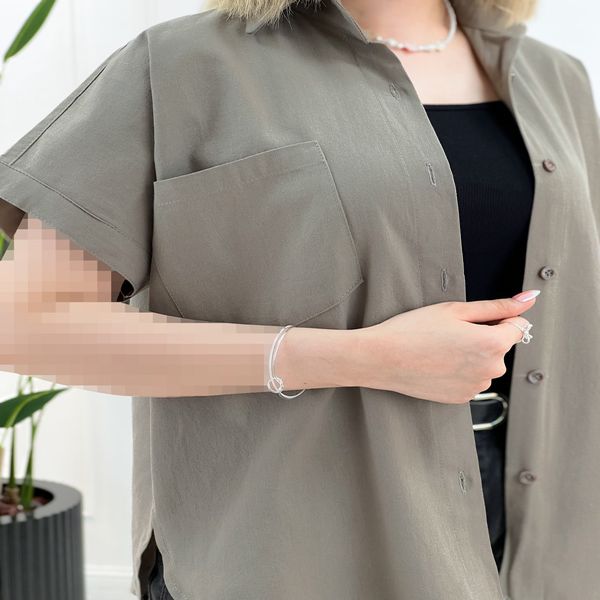 شومیز زنانه آستین کوتاه آنیل