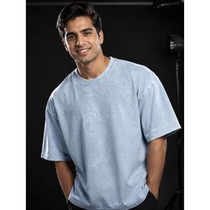 مشخصات تیشرت مردانه یقه گرد سنگشور سایز بزرگ