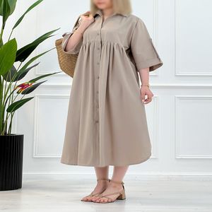 خرید اینترنتی قیمت کفتان پیراهن جلو چین - سیمانی