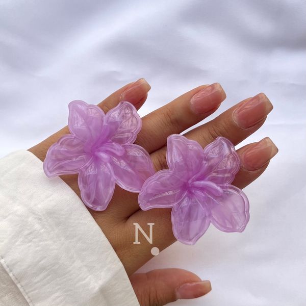 گوشواره زنانه مدل گل تابستونی