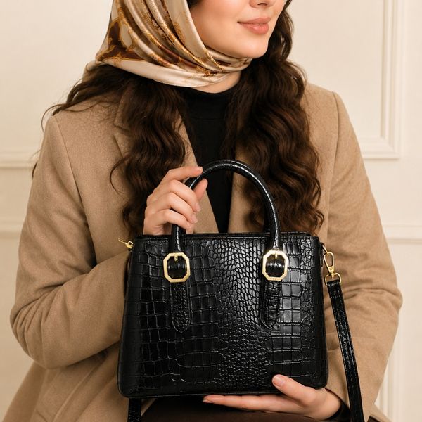 کیف زنانه چرم طبیعی  مدل گیلدا