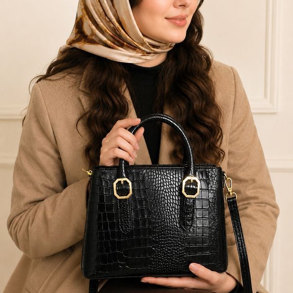 کیف زنانه چرم طبیعی مدل هلیان