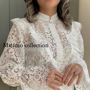 قیمت شومیز سفید گیپور مجلسی