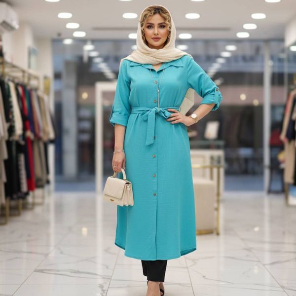 مانتو زنانه و دخترانه بلند طرح راحله
