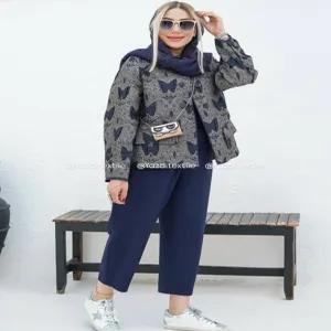 خرید اینترنتی قیمت پارچه ژاکارد پروانه 1293