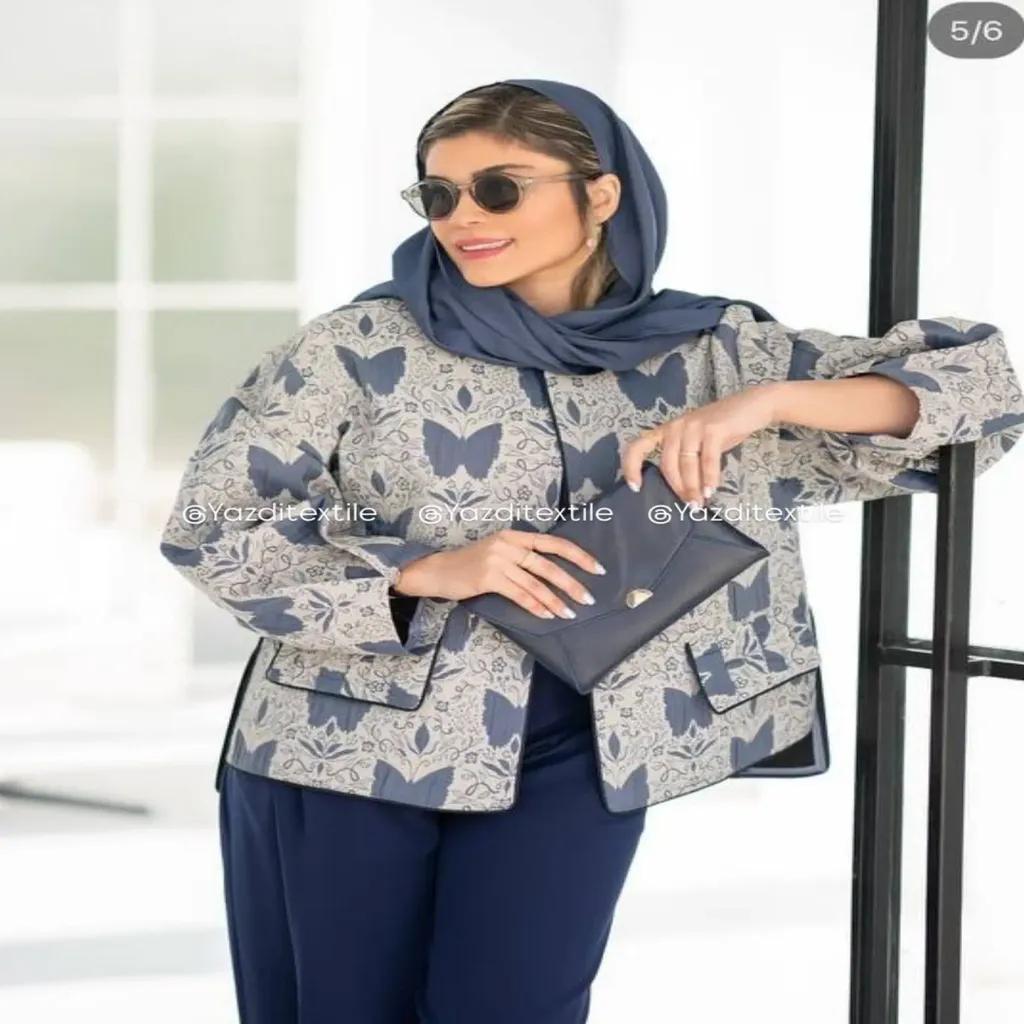 خرید اینترنتی قیمت پارچه ژاکارد پروانه 1293