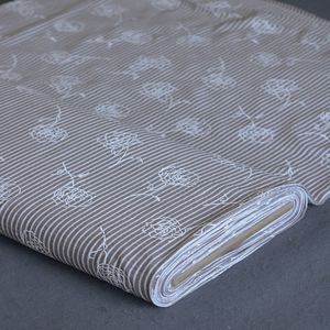 خرید اینترنتی قیمت پارچه لینن راه راه 1292