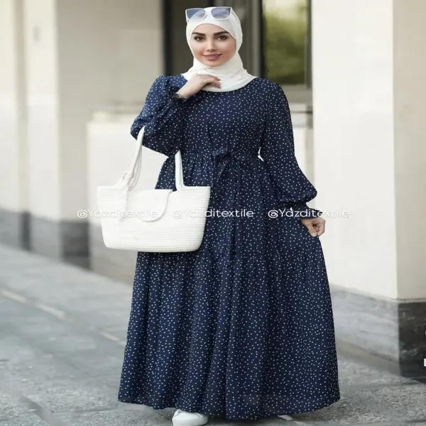 پارچه لینن خال خالی 1291