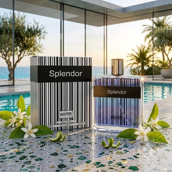 عطر ادکلن مردانه اسپلندور بلک حجم 100 میل رایحه خنک و شیرین