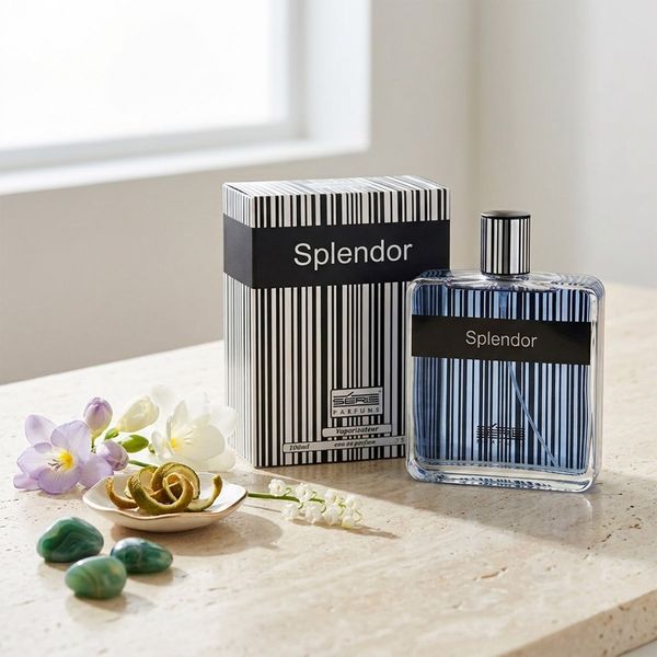 عطر ادکلن مردانه اسپلندور بلک حجم 100 میل رایحه خنک و شیرین