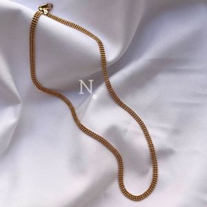 گردنبند زنانه مینیمال ژوپینگ آبکاری طلا
