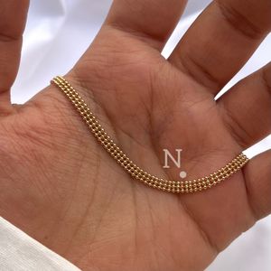 قیمت ارزان گردنبند زنانه مینیمال ژوپینگ آبکاری طلا