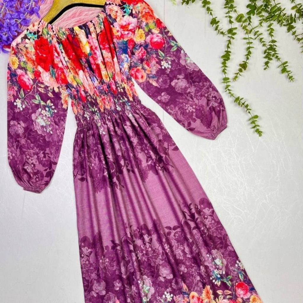 خرید آنلاین پیراهن ساحلی زنانه دخترانه نخ فری سایز تا 50