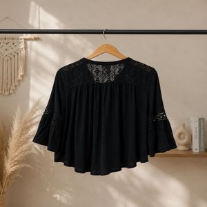 شومیز نخی گیپور دخترانه زنانه وارداتی برندKnox Rose