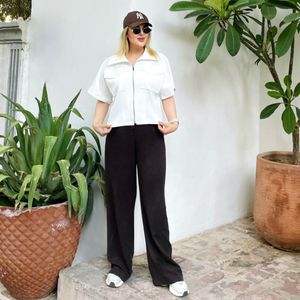 فروش اینترنتی شلوار واید لگ زنانه مدل ویونا کالکشن فروزان نریمیسا