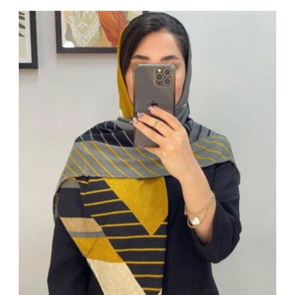 روسری نخی قواره صد طرحدار زنانه