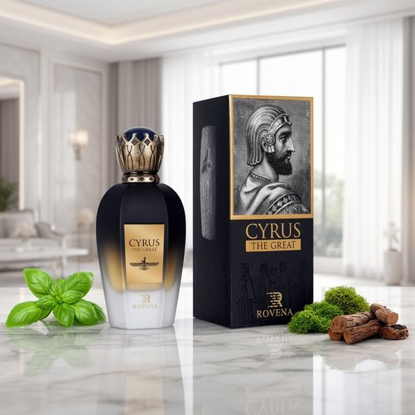 عطر ادکلن مردانه کوروش کبیر روونا فرانسه اسانس فرانسوی حجم 100 میل