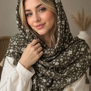 خرید انلاین شال نخ پنبه trf وارداتی