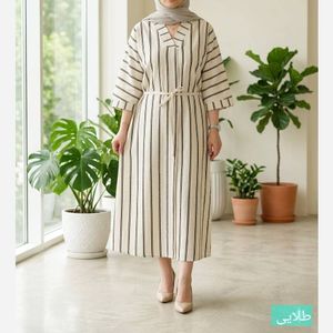 خرید اینترنتی قیمت پیراهن تابستانی مدل الیس خط طلایی