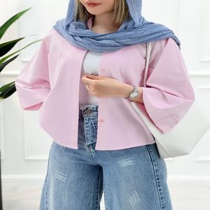 شومیز زنانه لینن الهه - صورتی