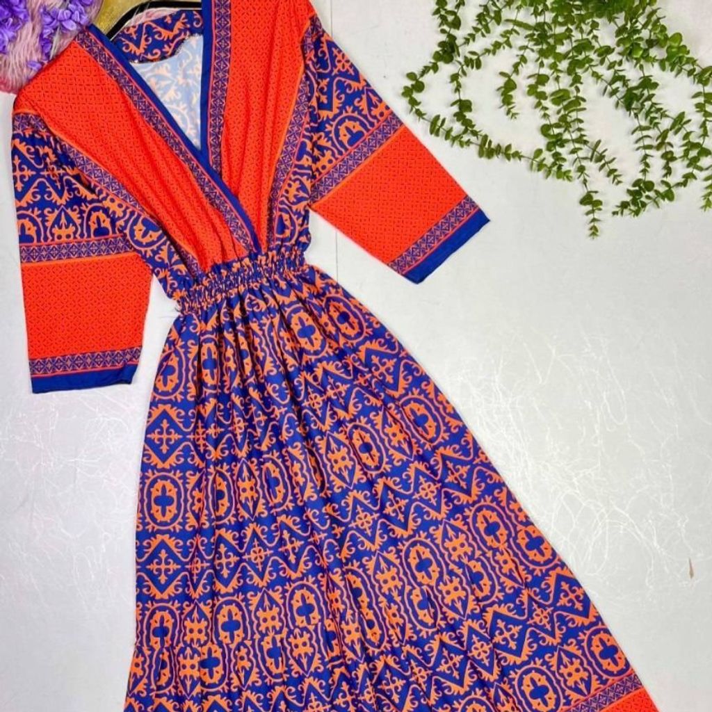 خرید آنلاین ساحلی زنانه پیراهن بارداری و شیردهی فلور بوگاتی فری سایز تا 50