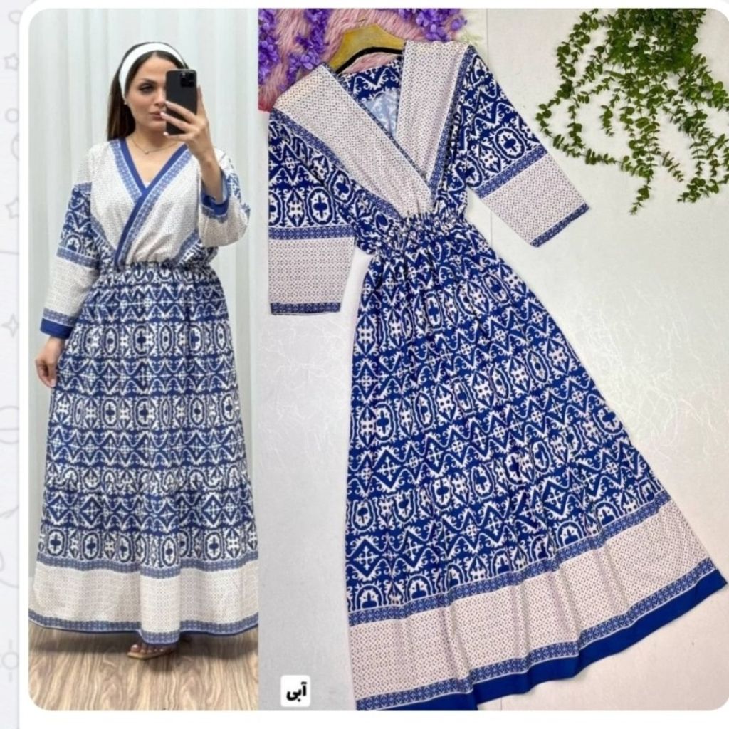 خرید انلاین ساحلی زنانه پیراهن بارداری و شیردهی فلور بوگاتی فری سایز تا 50
