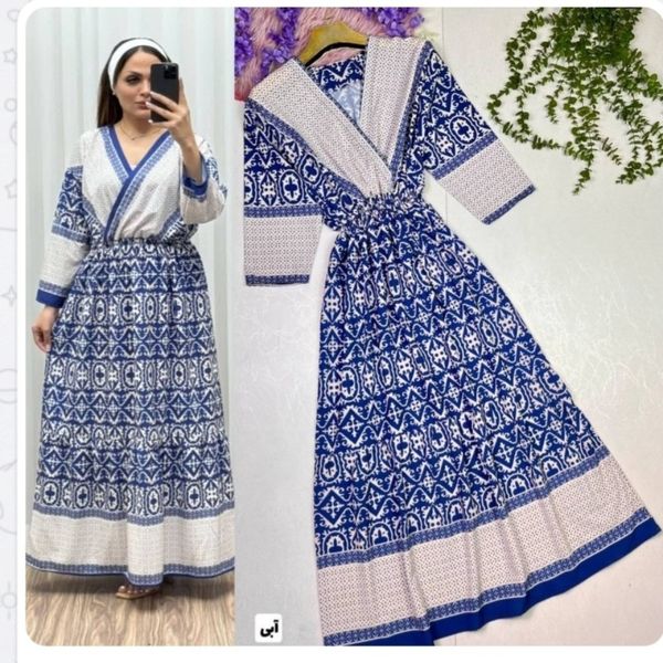 ساحلی زنانه پیراهن بارداری و شیردهی فلور بوگاتی فری سایز تا 50
