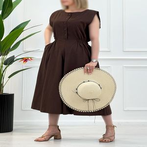 سرهمی اورال ساحلی کمرکش - شکلاتی
