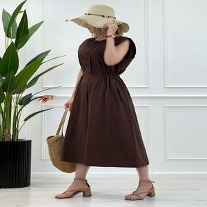 خرید اینترنتی قیمت سرهمی اورال ساحلی کمرکش - شکلاتی - تاتاتا