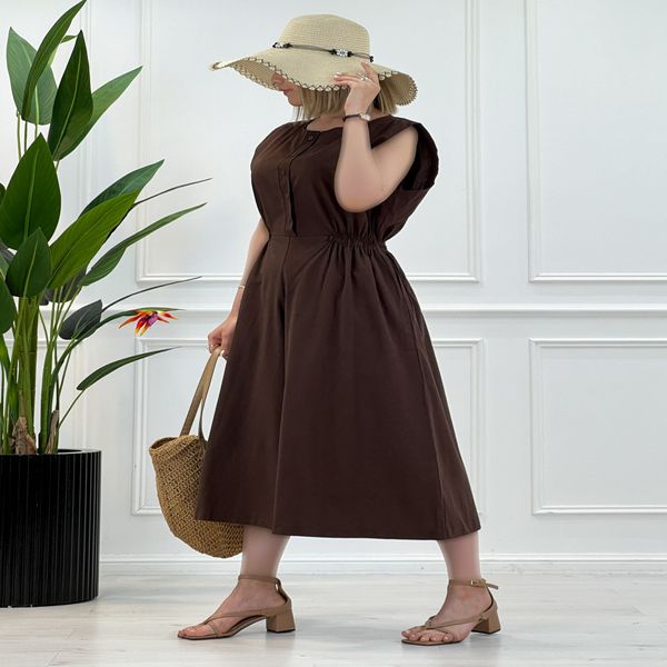 سرهمی اورال ساحلی کمرکش - شکلاتی
